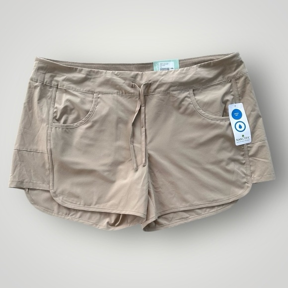 5 for $40 NWT Magellan Shorts Women Size XXL Beige - Picture 1 of 10